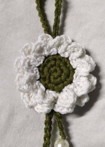 Handmade Crochet Flower Hair Clip