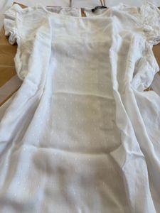 Chic White Swiss Dot Top