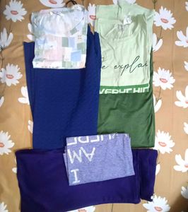 3 Clothing Bundle - Tees and Bottoms