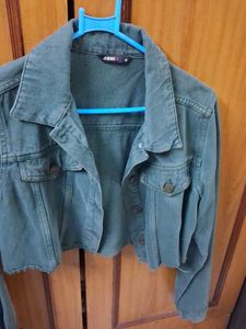 Cropped Denim Jacket