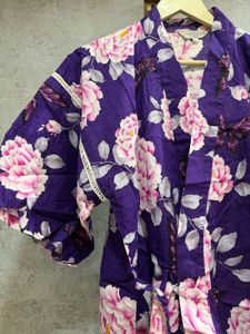 Women's Purple Floral Set