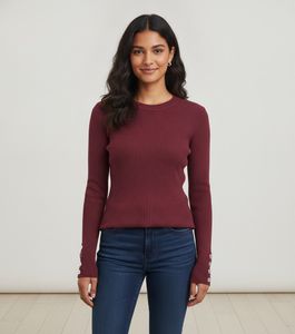 ONLY Burgundy Top