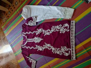 Georgette Kurta Set For Women's And Girl's