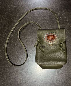 Stylish Olive Green Crossbody Bag