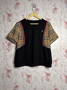 Designer Checkered Sleeve T-Shirt