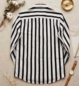 Men's Striped Long Sleeve Shirt