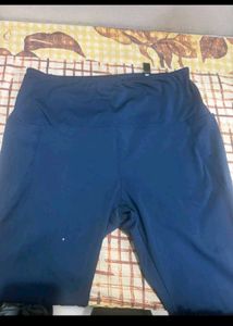 purple &amp;blue leggings combo of 2