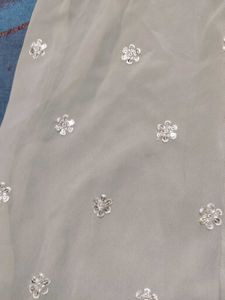 Elegant Pastel Gown with Sequins