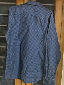 Benetton Blue Patterned Shirt