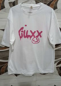 Graphic Print White T-Shirt