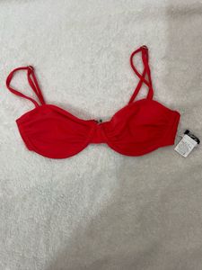 Red Bikini Top - New with Tags