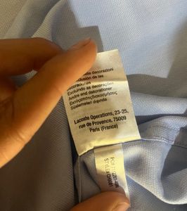 Lacoste Light Blue Shirt, Old money aesthetic