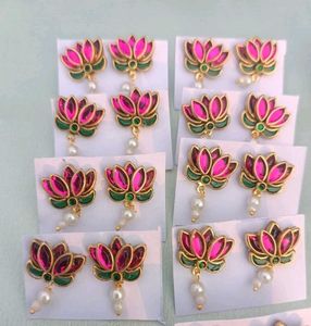 Earrings studs  Set of  four