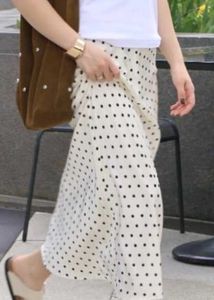 Polka Dot Midi Skirt