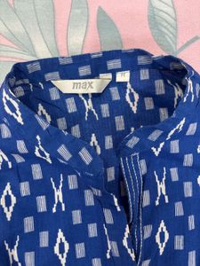 Blue Printed Kurta