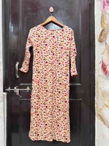 Floral Print Kurta
