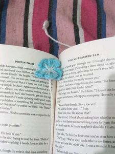 Handmade Crocheted Flower Bookmarks