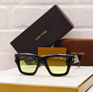Tom Ford Black Sunglasses with Pink Lenses