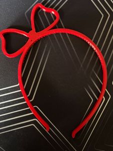 Red Bow Headband