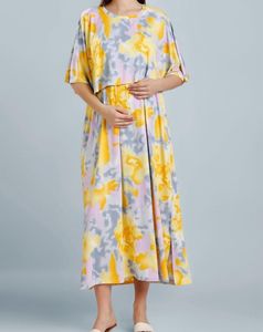 Flowy Tie-Dye Maxi Dress