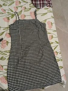 Gingham Check Mini Dress