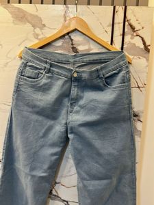 Blue Straight Fit Denims
