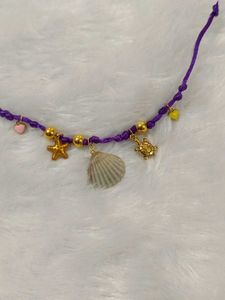Boho Shell Charm Anklet