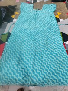 Blue Patterned Nightdress