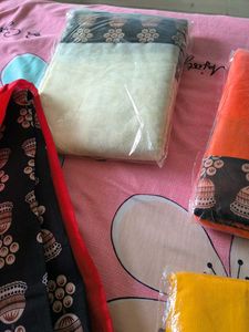 4 New Ethnic Sarees Bundle