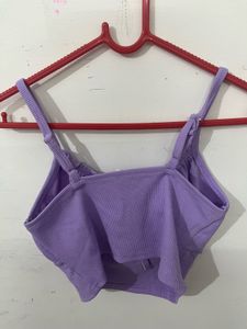 Lavender Ruched Cami Top