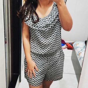 Cute Floral Print Romper