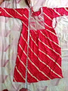 Rose Pink Nyra-cut Kurti💓