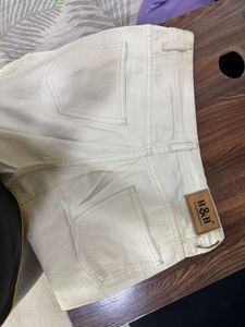 Cream Cargo Pants
