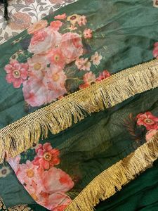 Elegant Green Embroidered Kurta