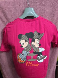 Cute Pink Mickey Mouse "The Queen" T-Shirt