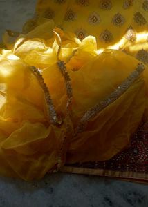 Elegant Yellow Embroidered Kurta Set