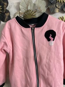 Cute Pink Bomber Jacket