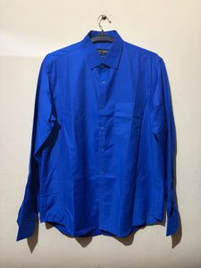 Men's Royal Blue Dress Shirt