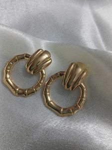 Gold Tone Hoop Earrings