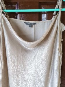 Sparkly Champagne Slip Dress