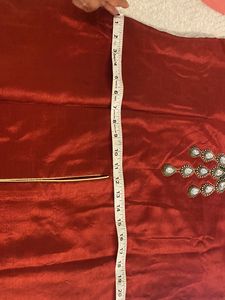 Kundan Work Silk Kurta