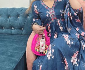 Bohemian Floral Print Maxi Dress