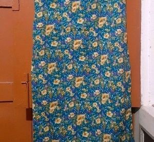 Sleeveless Floral Long Kurti (Woman)