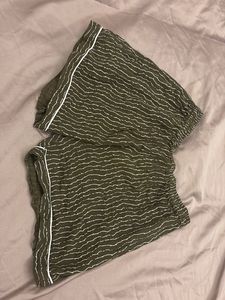 Cozy Olive Pajama Shorts