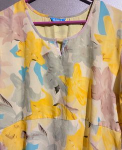 Floral Print Midi Dress