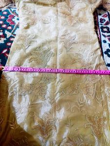 Elegant Embroidered Dress Material