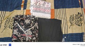 Stylish Printed Kurta with Pants and Dupatta