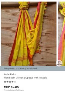 Indigo, Jamdani, Almond and Blue Ethnic Dupatta
