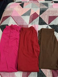 3 Pairs Comfortable Leggings