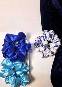 Satin Scrunchies Set